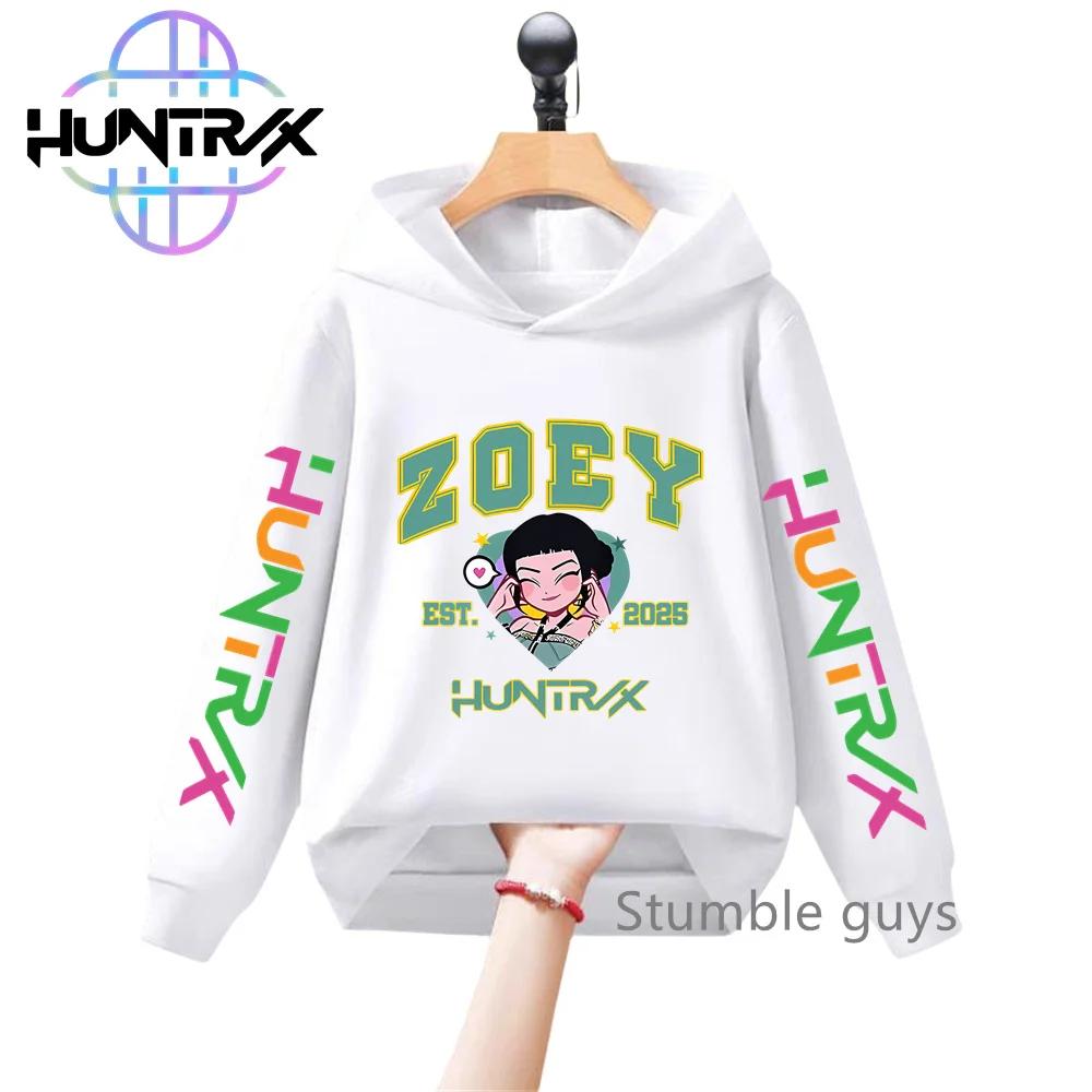 Kids KPop Demon Hunters Autumn Boys Girls Hoodie Long Sleeve Sweatshirt Sportswear Anime Clothes Stylish