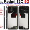 Middle Frame Housing Bezel For Xiaomi Redmi 13C 4G 5G LCD Front Housing Middle Frame Bezel Chassis Shell Replacement Parts