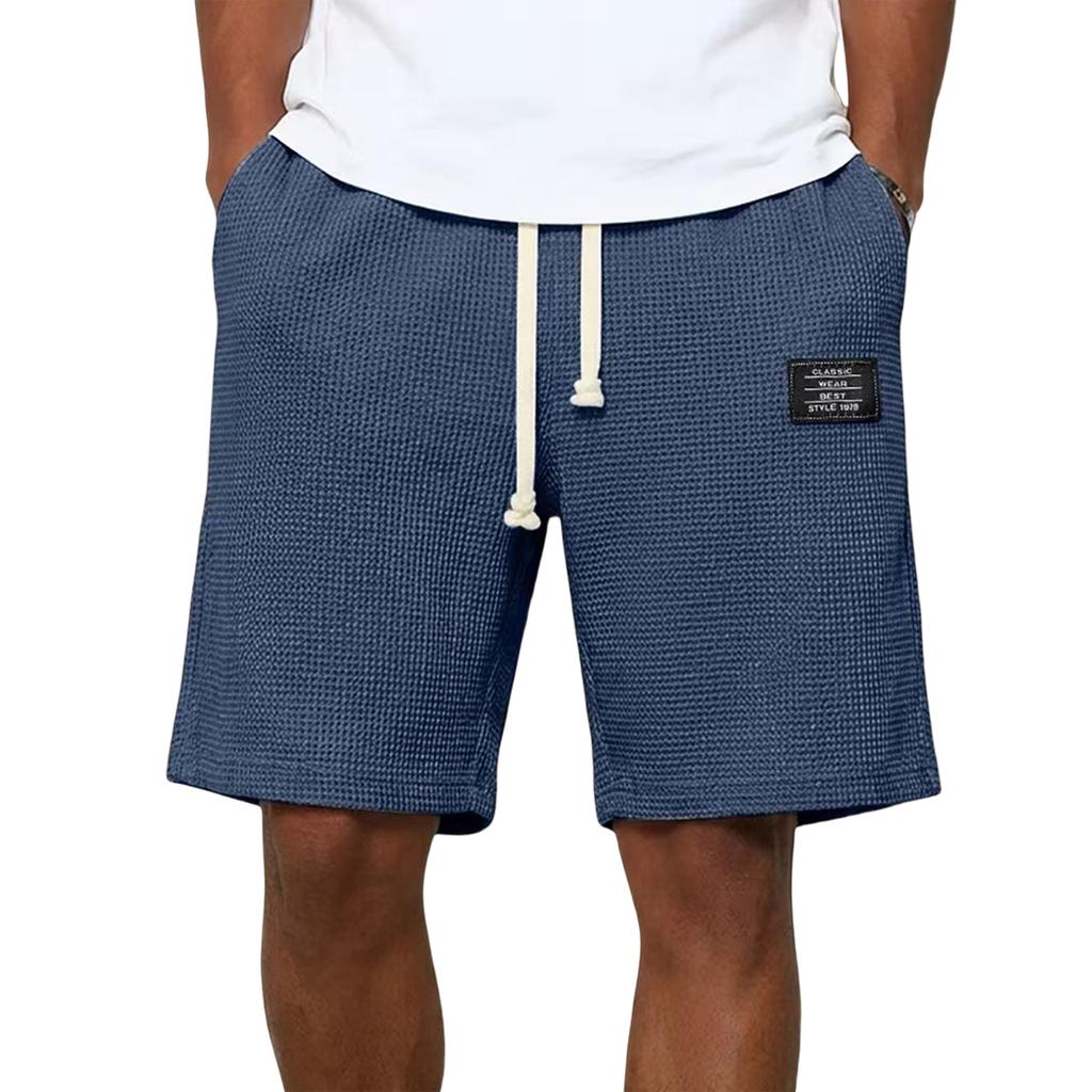 Men's Casual -Weave Drawstring Shorts