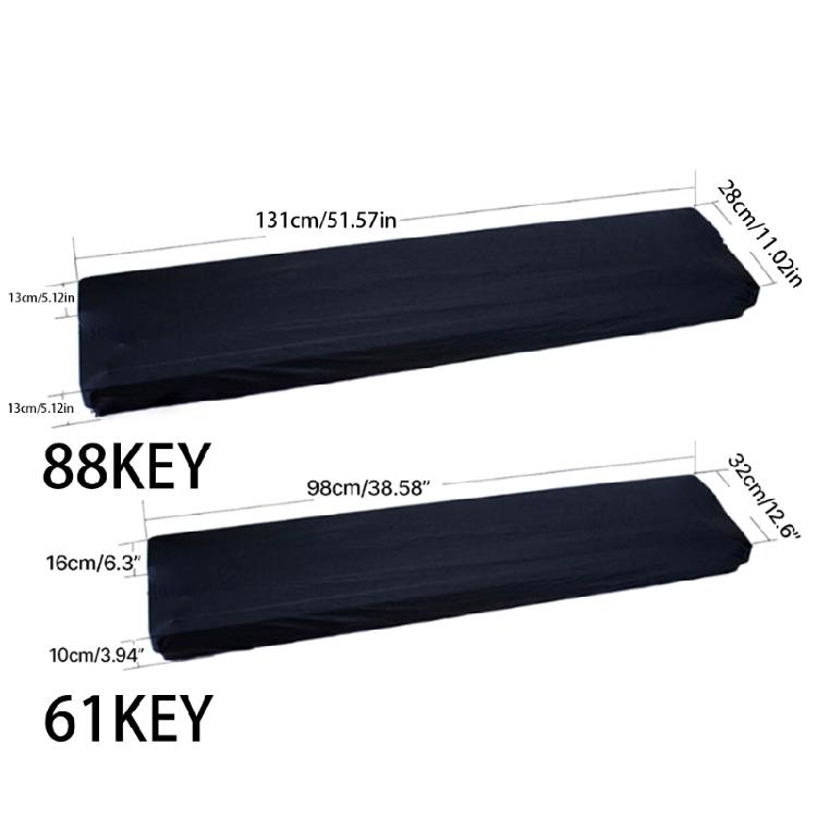 Electronic Piano Keyboard Dust Cover with Drawstring Piano Keyboard Protector