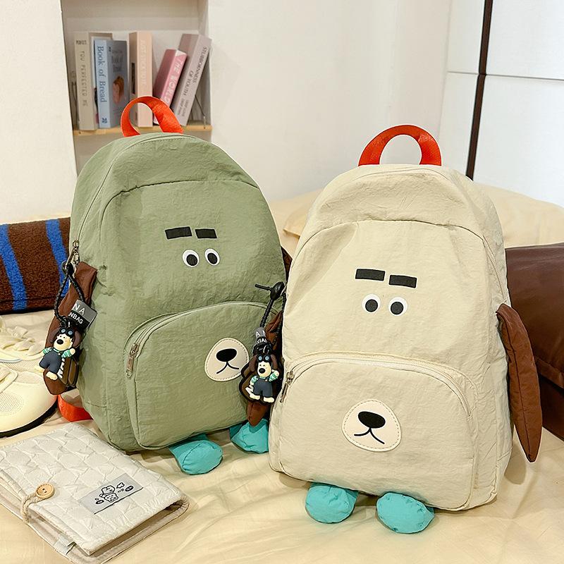 Girls' Schoolbags Korean Style High School Simple Campus College Student Soft Girl Japanese Cute Funny Backpack