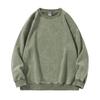 Washed Batik Hoodie Heavyweight American Vintage Loose Plain Color Long Sleeve Trendy Unisex