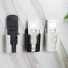 1pcs Durable Plastic Wall-Mounted Remote Control Holders - TV And Air Conditioner Remote Storage Box, Space-Saving Organizer.