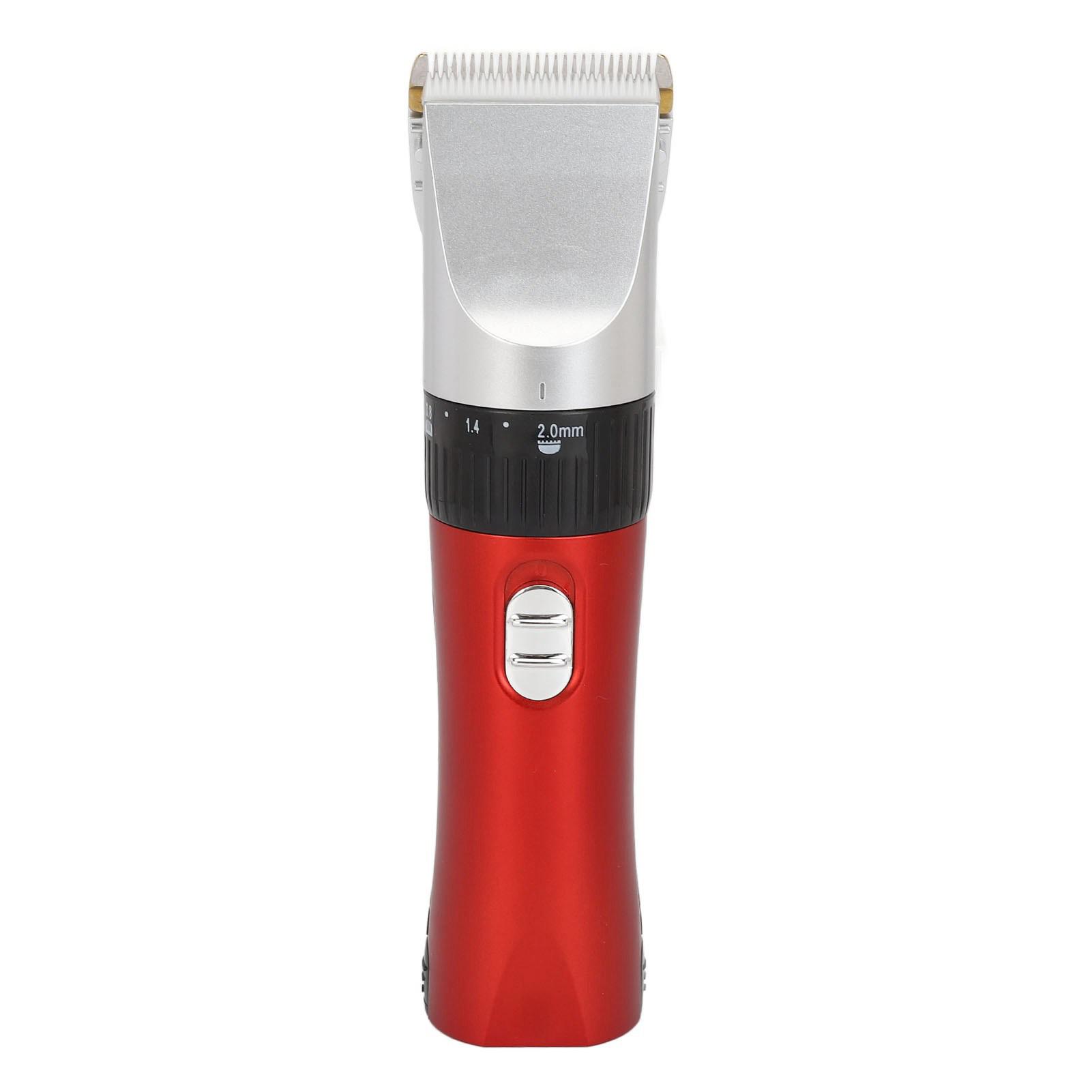 

Машинка для стрижки волос аккумуляторная 5 длин стрижки R Type Professional Hair Trimmer с 4 шт. US PLUG красный