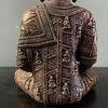 Buddha Holder Tabletop Tealight Decor Statues Collectible Figurines for Relaxing Gift