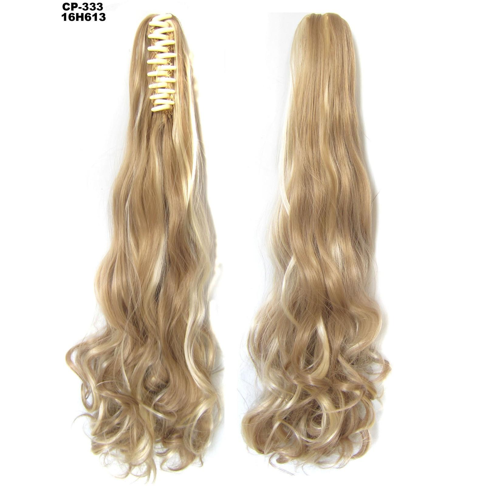 Длинный парик-булочка с конским хвостом — фото 11