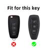 Silver Edge TPU Car Key Case Cover Keyless for Ford Ecosport Kuga Fiesta Focus 3 4 Mondeo Focus ST Remote Shell Fob Holder Protector