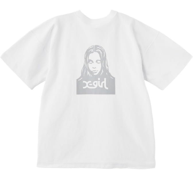 

Повседневная футболка x Champion REVERSE WEAVE R FACE Белая X-girl Короткий рукав Женская белый