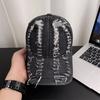 Vintage distressed baseball cap for women in autumn and winter, Korean style versatile small-face duckbill cap, street fashion hat for men