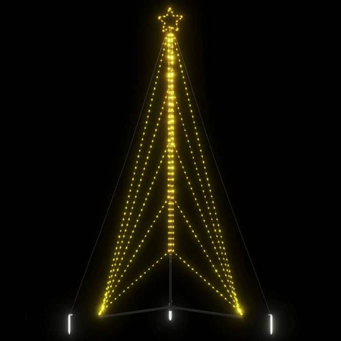 VidaXL LED Christmas Tree 615 LEDs Warm White 404.5 Cm, Christmas Light, LED Christmas Light, Outdoor Christmas Light, 4016420