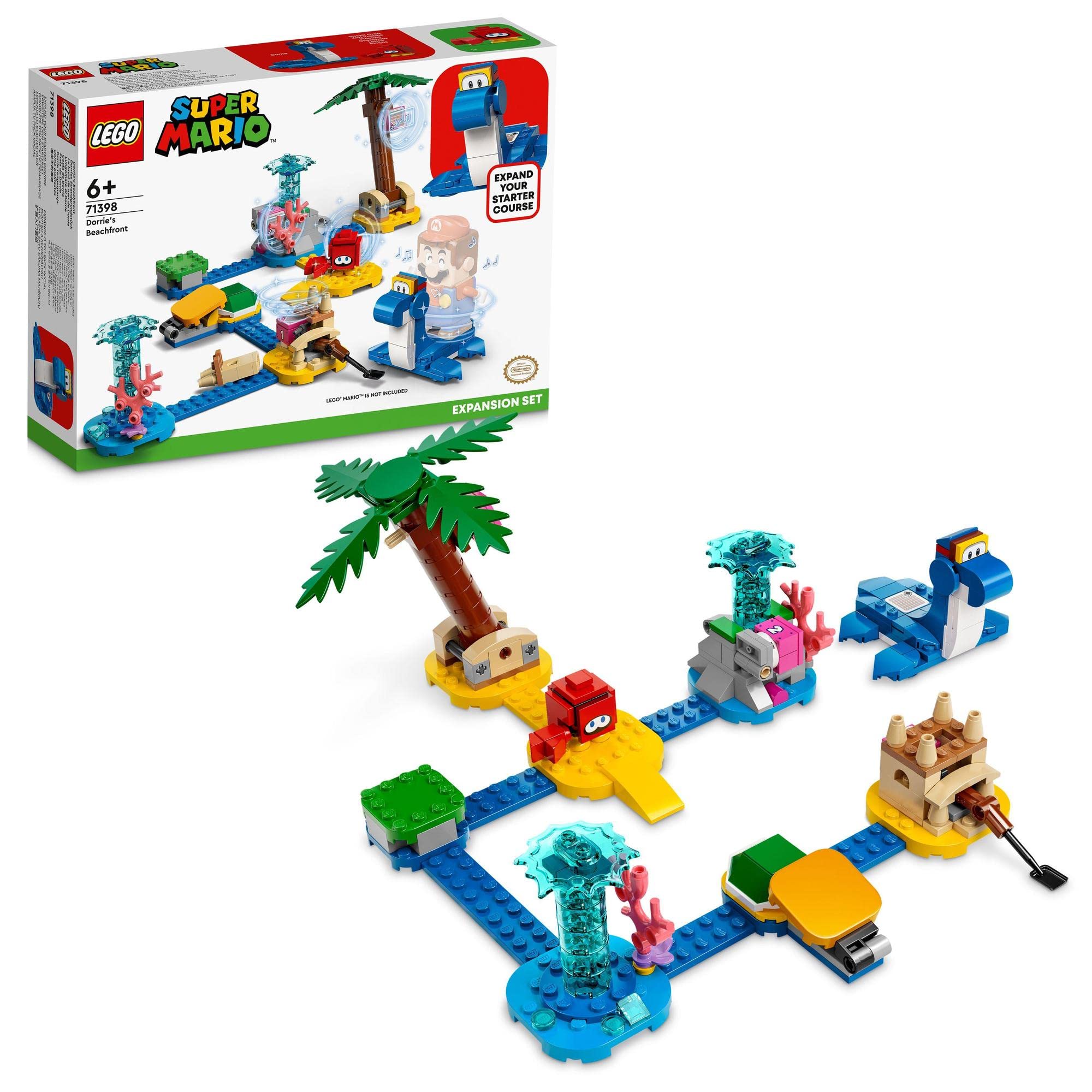 LEGO Super Mario Испытание Доши и Свисси 71398, Игрушка, Конструктор, Подарок, Видеоигра, Мальчики и Девочки, Возраст 6+