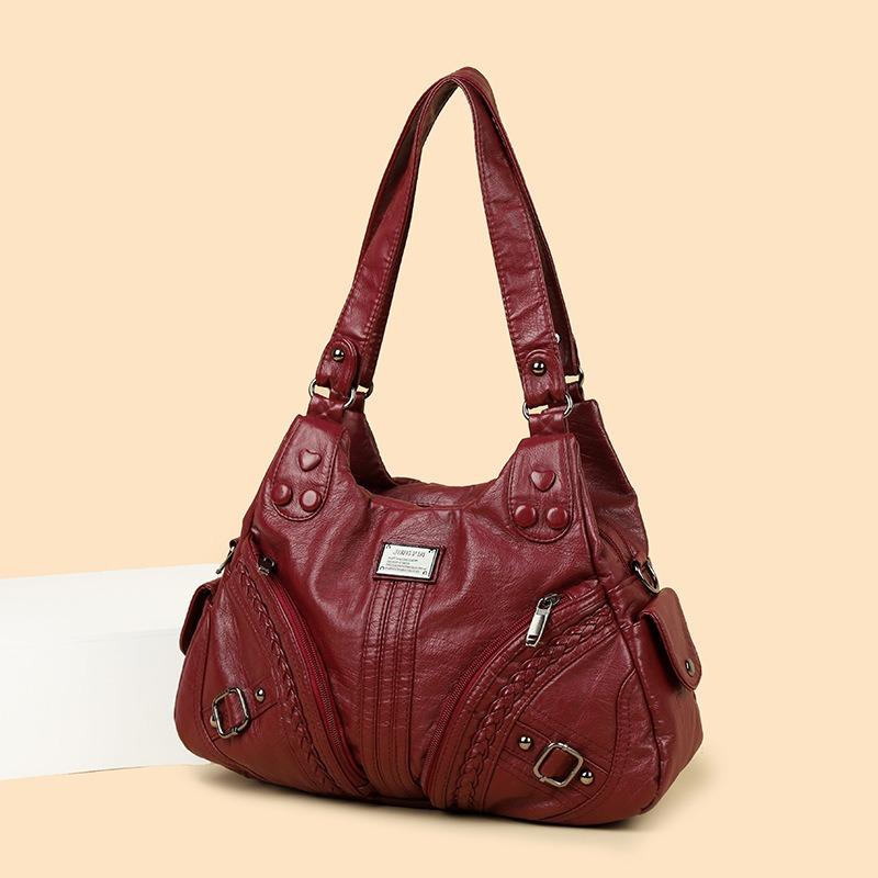 Retro Damenhandtaschen Neue Damen-Umhängetaschen Personalisierte tragbare Messenger-Taschen mit großem Fassungsvermögen