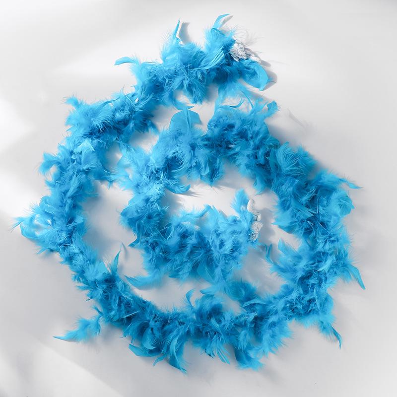 40g Fire Feather Turkey Boa, 2m - Party & Festival Scarf Decoration