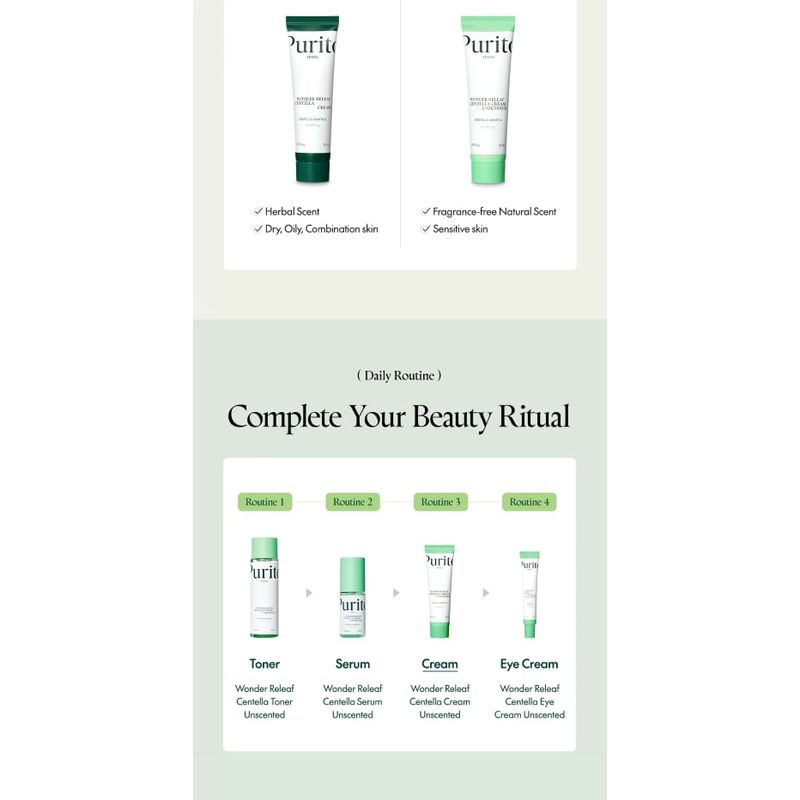 Purito SEOUL - Wonder Releaf Centella Cream Unscented