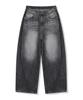 ULIFEZIP Teen Side Pintuck Denim Women'S Washed Pants 6 Colors [Ulzd_0010] (B Type)