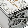 Wooden Mechanical Box Storage Box with Gears Interactive Jewelry Box for Rings Bracelets Mechanical Enthusiasts Gift