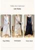 Piao Xiu Silk Jacquard V-Neck Chinese Style Summer Camisole Dress