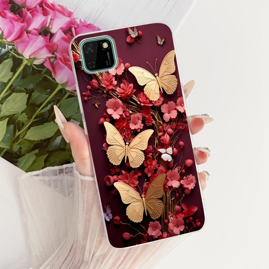 For Huawei Y5p Case DRA-LX9 Cute Lion Fashion Painted Cover Soft Silicone Phone Case For Huawei Y5p Honor 9S Honor9S Fundas Bags