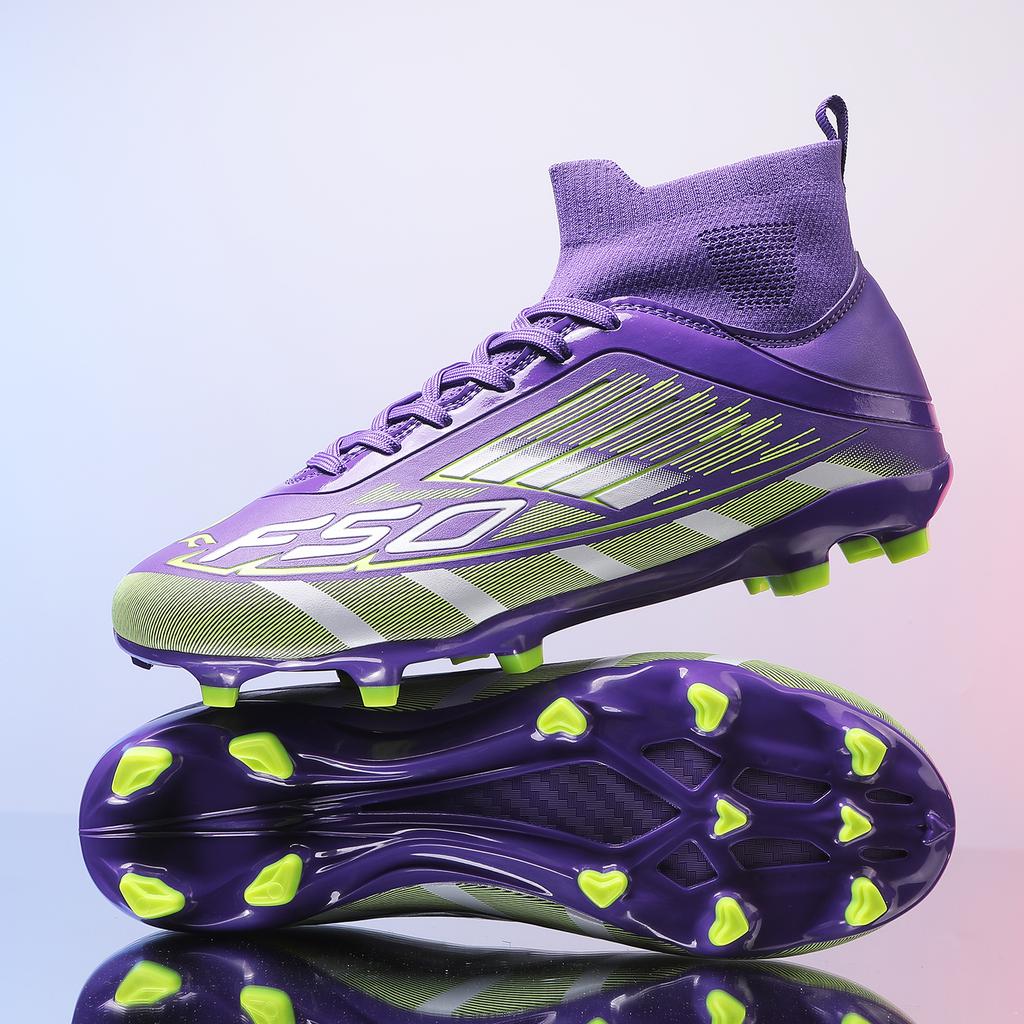 New Men Football Boots TF/FG Boys Professional Ankle Match Sports Shoes Non-Slip Soccer Shoes Unisex Comfortable Sneakers
