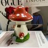 Mushroom House Incense Burner: Fairy Tale Resin Ornament