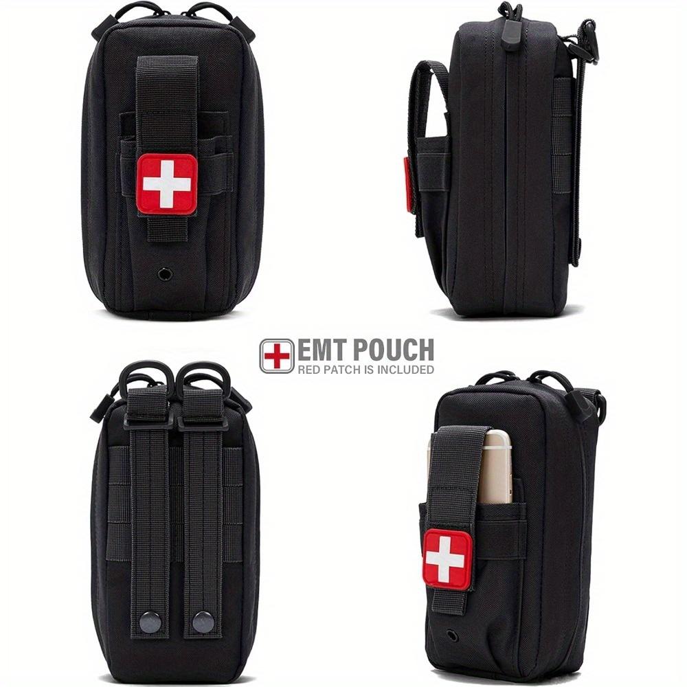 1PC Tactical MOLLE medical kit, tear-away EMT first aid kit, IFAK trauma kit, daily carry survival kit, military fan tactical storage bag, hanging bag