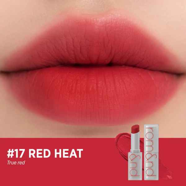 

Rom&nd Zero MATTE LIPSTICK, Стойкая, Макияж, Kbeauty, Корейская косметика, пробник #17 Red Heat
