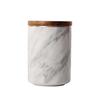 Nordic Marbling Sealed Jar with Lid Ceramic Storage Box Coffee Scented Tea Ornaments -