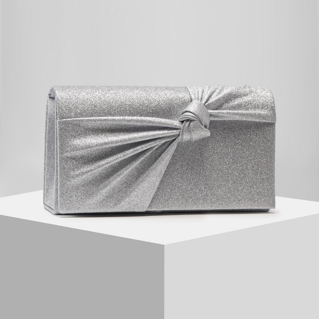 New women's pleated shiny dinner bag, high-end clutch bag, evening bag, dress clutch bag, wedding bag.