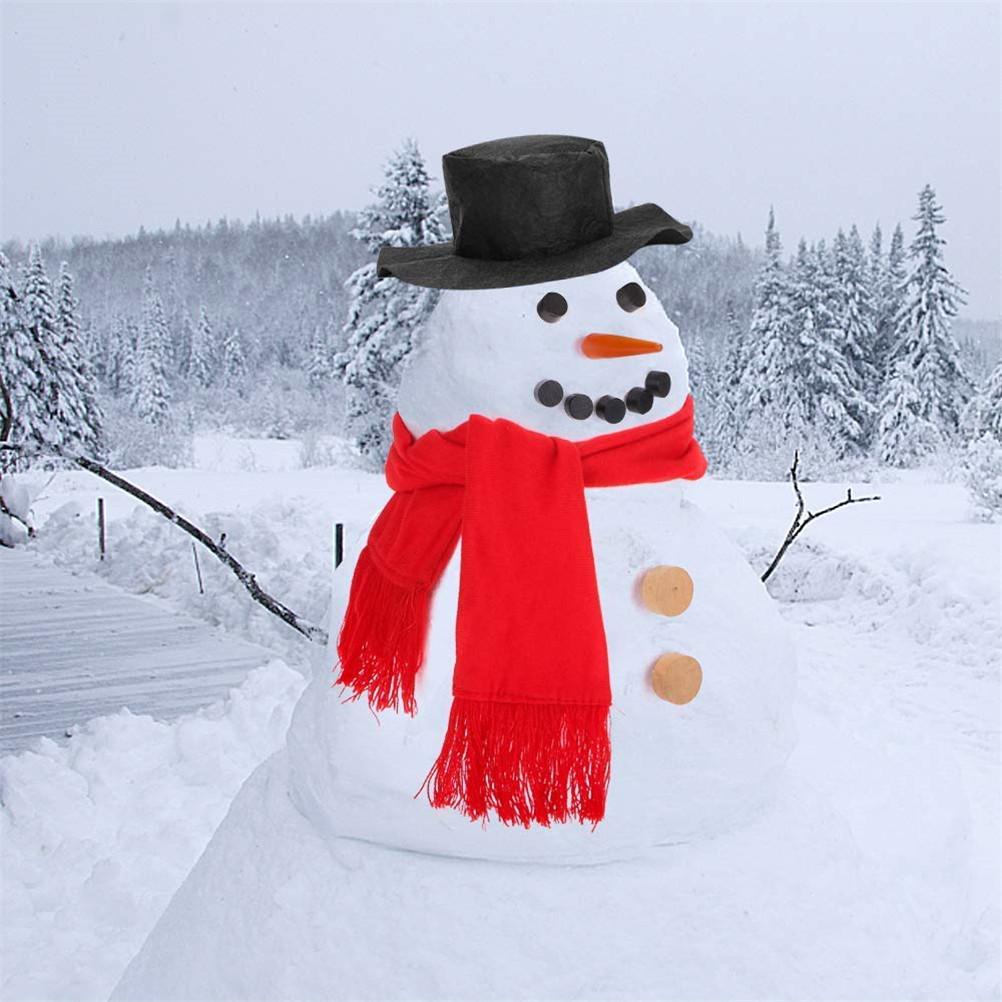 13-teiliges/Set Outdoor Schneemann Dekorationszubehör-Set Winter Weihnachtsdekorationsset für Kinder