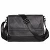 New Men's Handmade Mailman Bag, Cowhide Shoulder Bag, Women's Crossbody Bag, Large Capacity IPad Bag, Leather Men's Bag