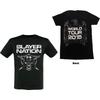 Slayer T-Shirt: Slayer Nation 2015 Dates (Back Print) (Ex-Tour) OFFICIAL NEW