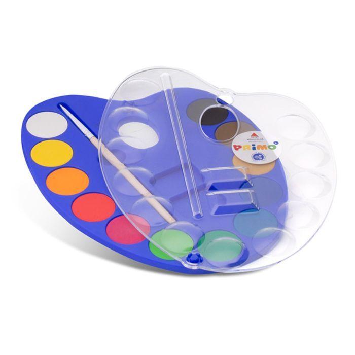 Watercolor Tablets - Tavolozza - 12 Colors - 25 Mm - Fine Quality - Convenient To Use