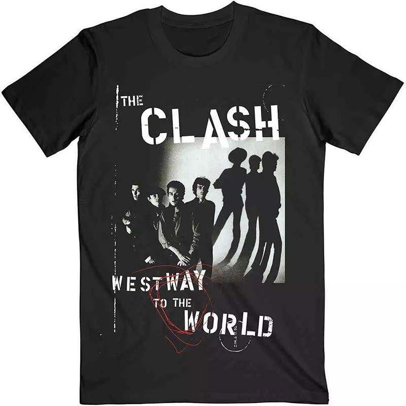 New The Clash Band London Calling Guitarists Guitar Case Rock Band Street Shortsleeved Tshirt