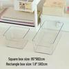 Clear Desktop Sticky Note and Card Storage Box