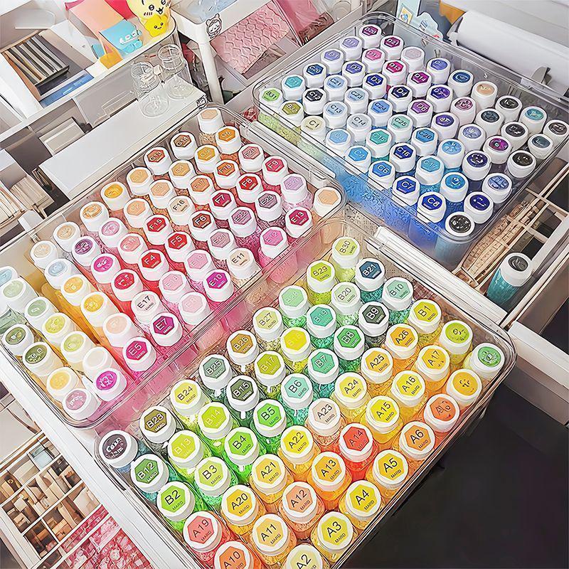 KYDD Fuse Beads Refill Pack - 250g, 2.6mm Beads, 221 Mixed Colors, MARD Color System, Sand Yellow Included
