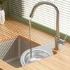 1pc Stainless Steel Kitchen Sink Strainer Basket, Detachable Goose Head Design, No Food Contact