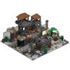 MOC Militärbasis Bausteine Spielzeug Wachposten Außenposten Ruinen Gefängnis Bausteine Basis Kompatibel mit LEGO