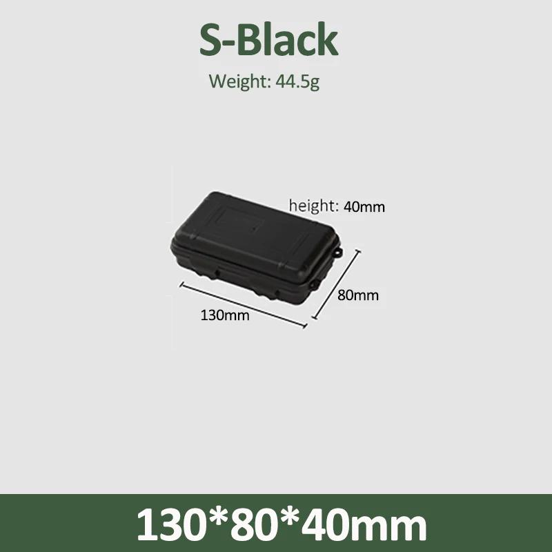 EDC Tool Box Outdoor Camping Survival Kit Shockproof Waterproof Case Sealed Box Outdoor Survival Storage Box Fishing Tackle Bag