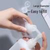 Travel Cosmetic Dispenser Set: Portable Squeeze Bottles for Shampoo, Lotion, and Facial Cleanser