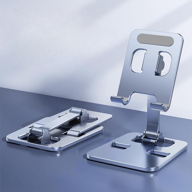 Universelle Aluminiumlegierung Tragbare Tablet-Halterung Halterung Für Verstellbar Flexibel Faltbar Lazy Desktop Live Handy Ständer