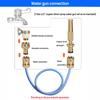 Duză de pulverizare Pistol de apă Aspersor direct din aliaj Presiune reglabilă Mașină de spălat furtun Robinet de apă Racord 1/2'' 3/4'' Conector rapid