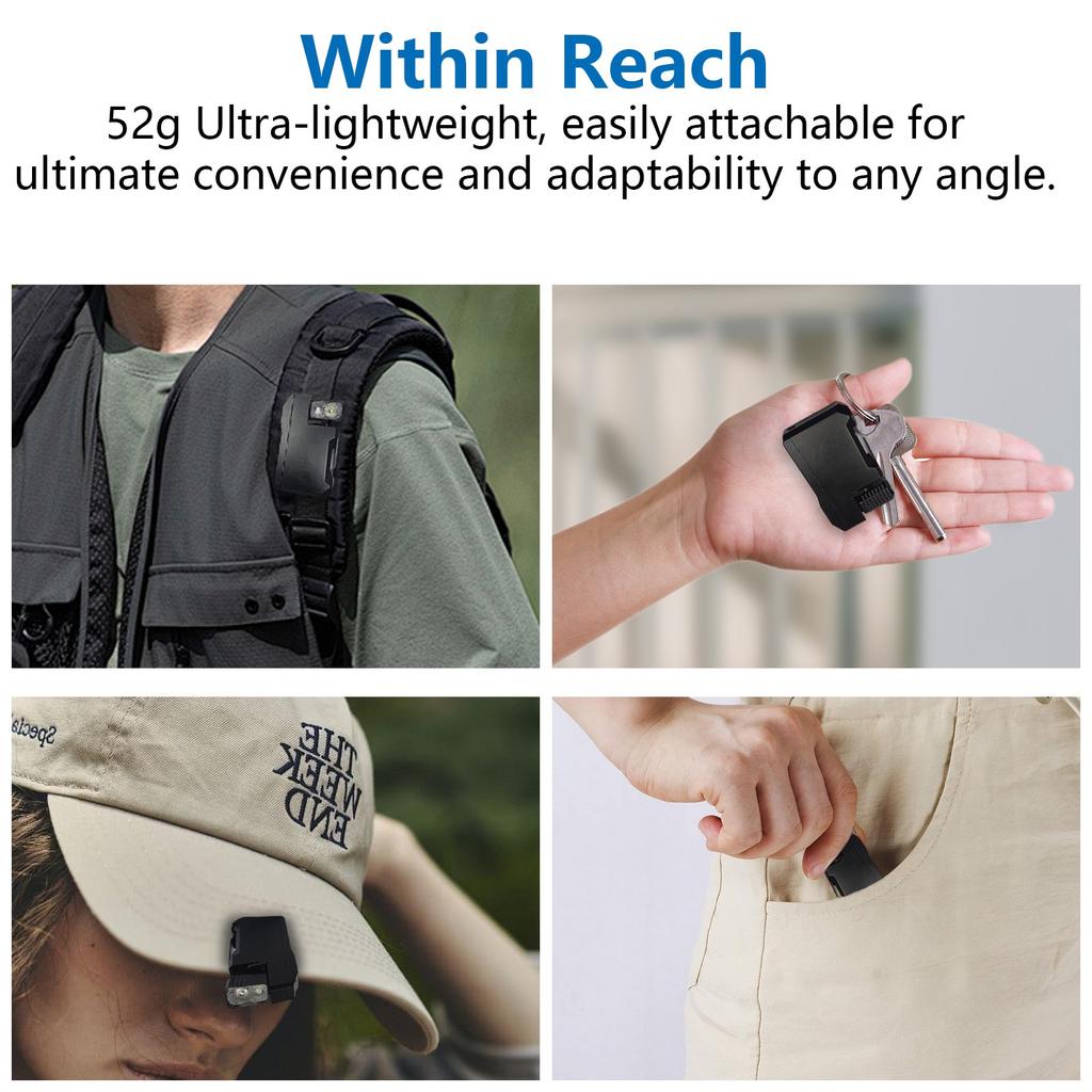 Rechargeable LED Flashlight – USB Charging, High Brightness, Portable Outdoor Emergency Torch