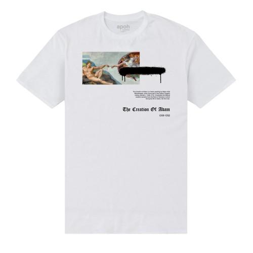 Apoh Unisex Adult First Man Tričko Michelangelo