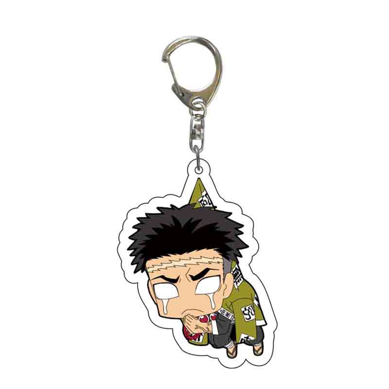 Demon Slayer Kimetsu No Yaiba Infinity Castle Acrylic Keychain Jewelry Tokitou Muichirou Iguro Obanai Action Model Model Toys