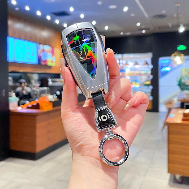 High-End Metal Key Cover for Changan Qiyuan A07 2025, A06 New Energy, and A05/A07 with Buckle