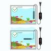 15-34°C Aquarium Submersible Heater LCD Display Mini Aquarium Heater  Reptiles Tanks