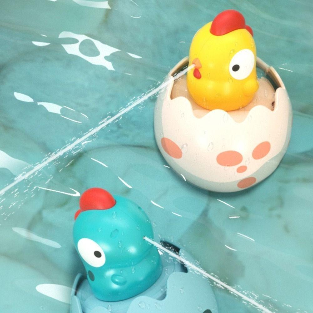

Chicken Water Blaster Toy Shower Head Dinosaur Baby Bath Toys Game Gift chicken