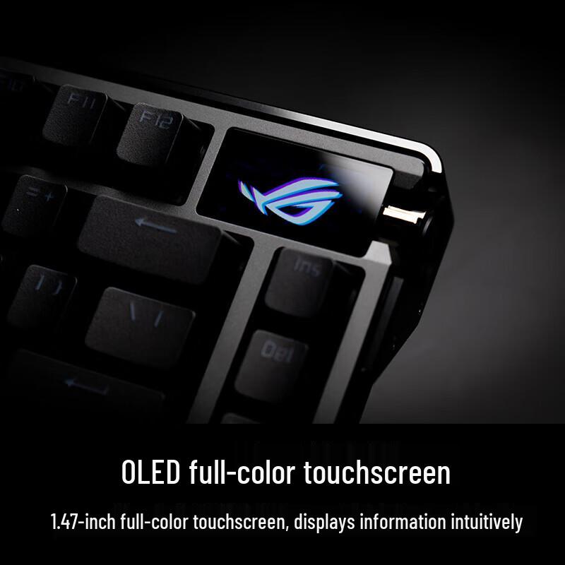 ASUS ROG Azoth Extreme 75% Tri-Mode Wireless Gaming Mechanical Keyboard with OLED