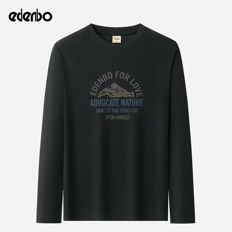Edenbo Men s Long Sleeve Round Neck T-Shirt 4XL