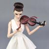 Miniature Musical Instruments 1/6 Doll Accessories for Barbie Doll DIY Violin for BJD Doll Kids Toy Home Decoration Girl Gift